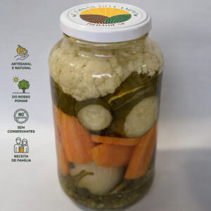 Mix de Legumes em Conserva – Crocância, Sabor e Tradição em Cada Pedaço - Conserva Pequena – 800ml